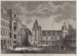 Het Kasteel van Blois, onlangs geschonken door de Stad Blois aan de Prins Imperial